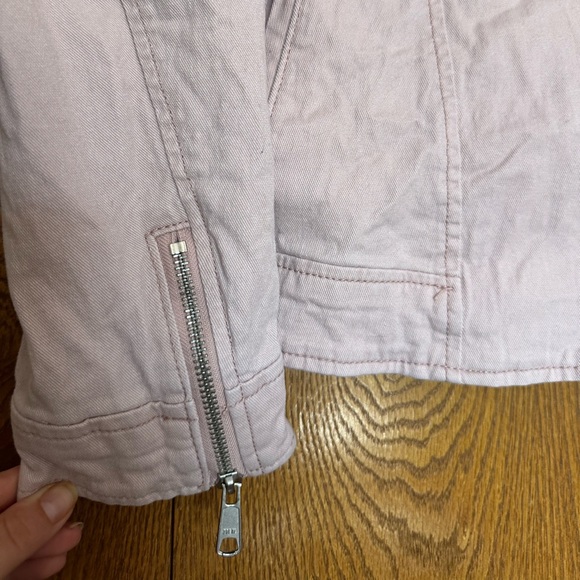 Old Navy Light Pink Denim Size Large Jacket - Picture 2 of 7